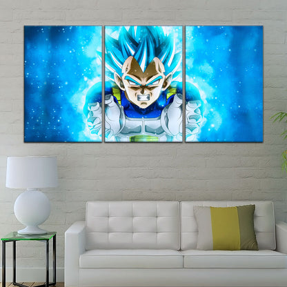 Dragon Ball Super Canvas Wall Art - DR5119 - Super Saiyan Blue Vegeta