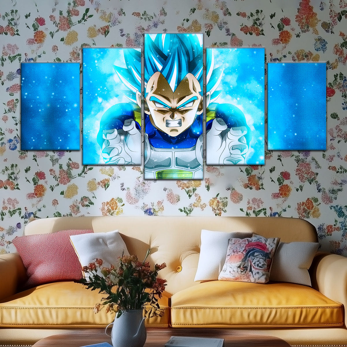 Dragon Ball Super Canvas Wall Art - DR5119 - Super Saiyan Blue Vegeta