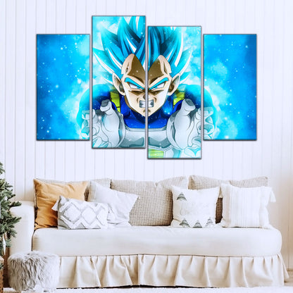 Dragon Ball Super Canvas Wall Art - DR5119 - Super Saiyan Blue Vegeta