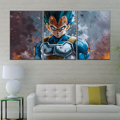 Dragon Ball Super Canvas Wall Art - DR5120 - Super Saiyan Blue Vegeta
