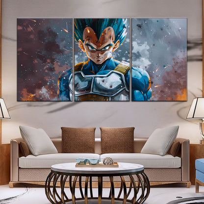 Dragon Ball Super Canvas Wall Art - DR5120 - Super Saiyan Blue Vegeta