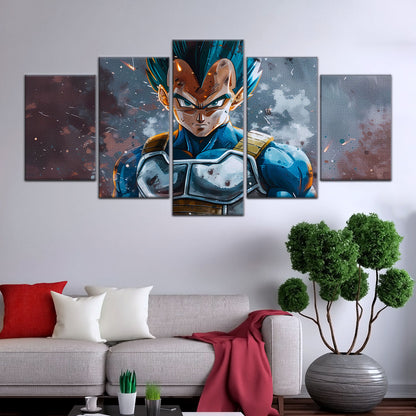 Dragon Ball Super Canvas Wall Art - DR5120 - Super Saiyan Blue Vegeta