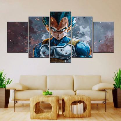 Dragon Ball Super Canvas Wall Art - DR5120 - Super Saiyan Blue Vegeta