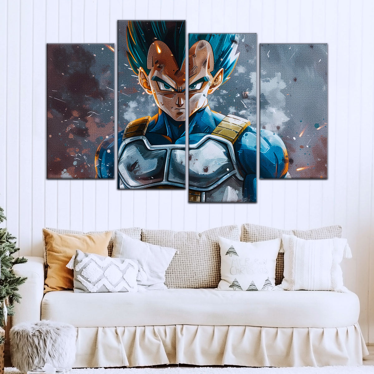 Dragon Ball Super Canvas Wall Art - DR5120 - Super Saiyan Blue Vegeta