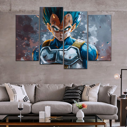 Dragon Ball Super Canvas Wall Art - DR5120 - Super Saiyan Blue Vegeta