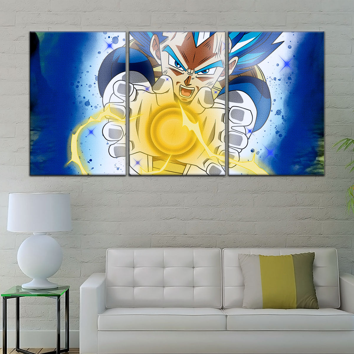 Dragon Ball Super Canvas Wall Art - DR5121 - Super Saiyan Blue Vegeta