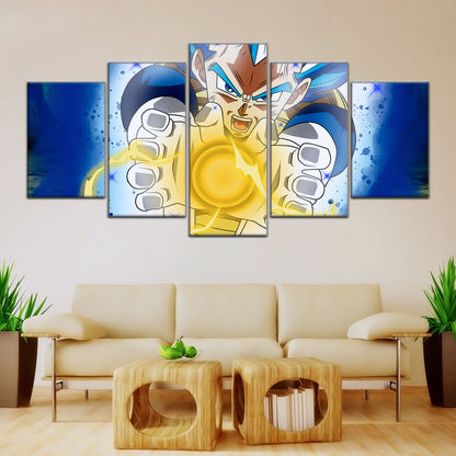 Dragon Ball Super Canvas Wall Art - DR5121 - Super Saiyan Blue Vegeta
