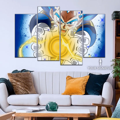Dragon Ball Super Canvas Wall Art - DR5121 - Super Saiyan Blue Vegeta