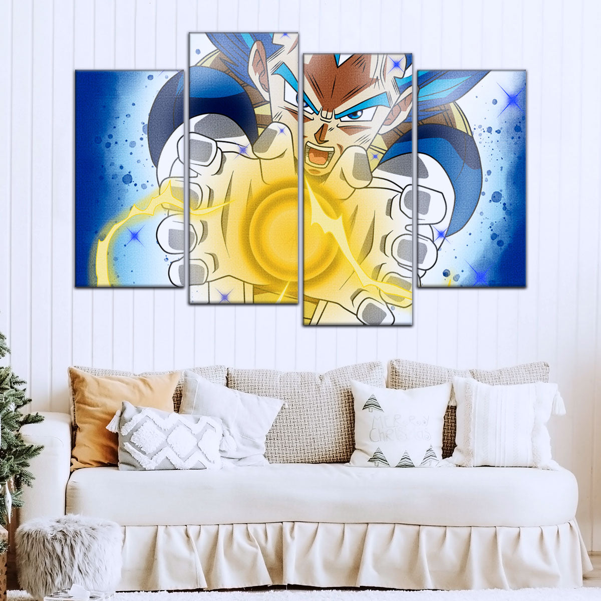 Dragon Ball Super Canvas Wall Art - DR5121 - Super Saiyan Blue Vegeta