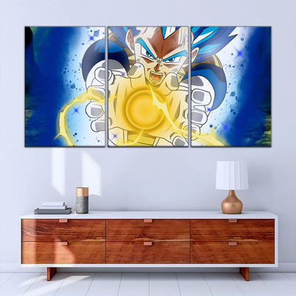 Dragon Ball Super Canvas Wall Art - DR5121 - Super Saiyan Blue Vegeta