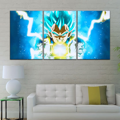 Dragon Ball Super Canvas Wall Art - DR5124 - Super Saiyan Blue Vegeta