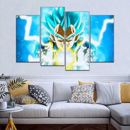 Dragon Ball Super Canvas Wall Art - DR5124 - Super Saiyan Blue Vegeta