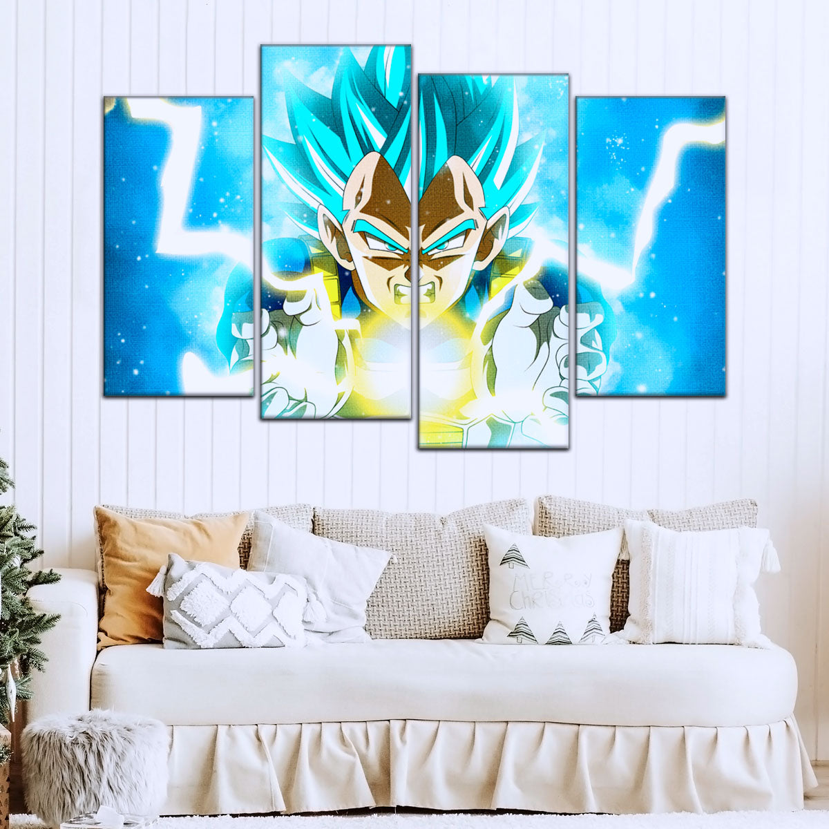 Dragon Ball Super Canvas Wall Art - DR5124 - Super Saiyan Blue Vegeta