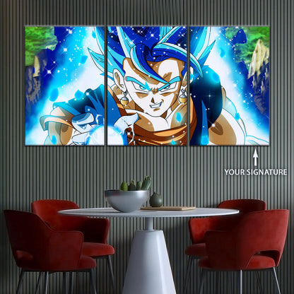 Dragon Ball Super Canvas Wall Art - DR5131 - Super Saiyan Blue Vegito