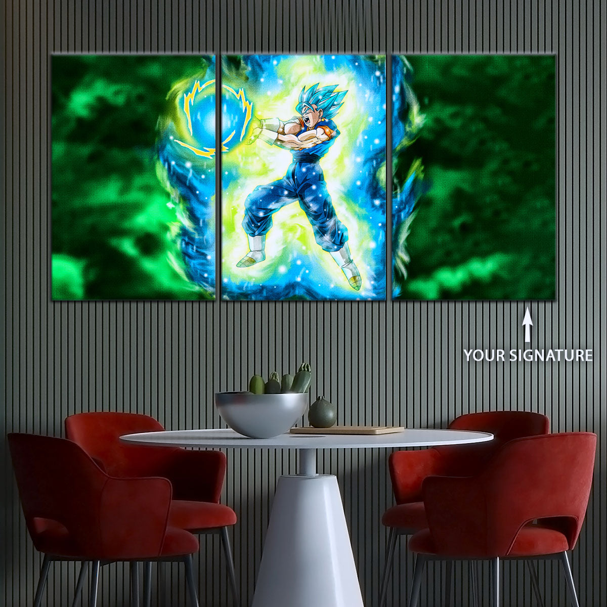 Dragon Ball Super Canvas Wall Art - DR5132 - Super Saiyan Blue Vegito