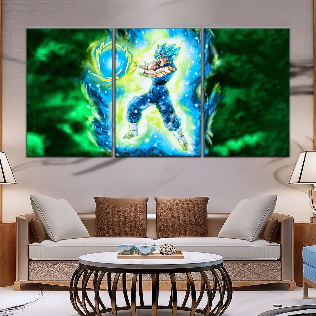 Dragon Ball Super Canvas Wall Art - DR5132 - Super Saiyan Blue Vegito
