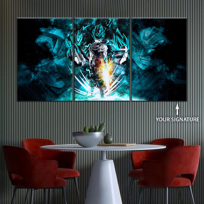 Dragon Ball Super Canvas Wall Art - DR5061 - Super Saiyan Blue Vegito - Goku - Vegeta