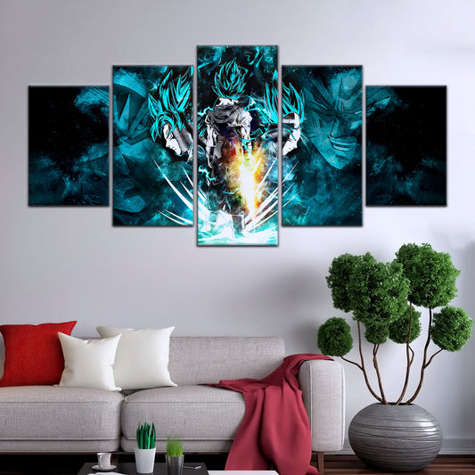 Dragon Ball Super Canvas Wall Art - DR5061 - Super Saiyan Blue Vegito - Goku - Vegeta