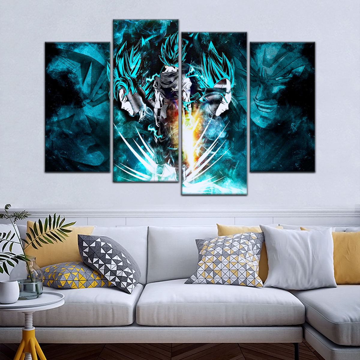 Dragon Ball Super Canvas Wall Art - DR5061 - Super Saiyan Blue Vegito - Goku - Vegeta