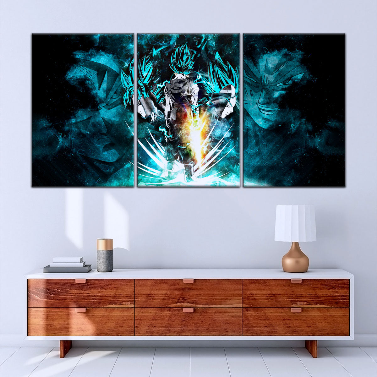 Dragon Ball Super Canvas Wall Art - DR5061 - Super Saiyan Blue Vegito - Goku - Vegeta