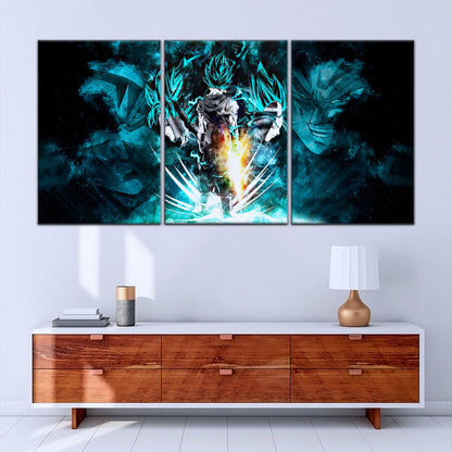 Dragon Ball Super Canvas Wall Art - DR5061 - Super Saiyan Blue Vegito - Goku - Vegeta