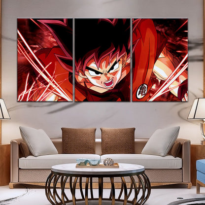 Dragon Ball Super Canvas Wall Art - DR5056 - Super Saiyan God Goku