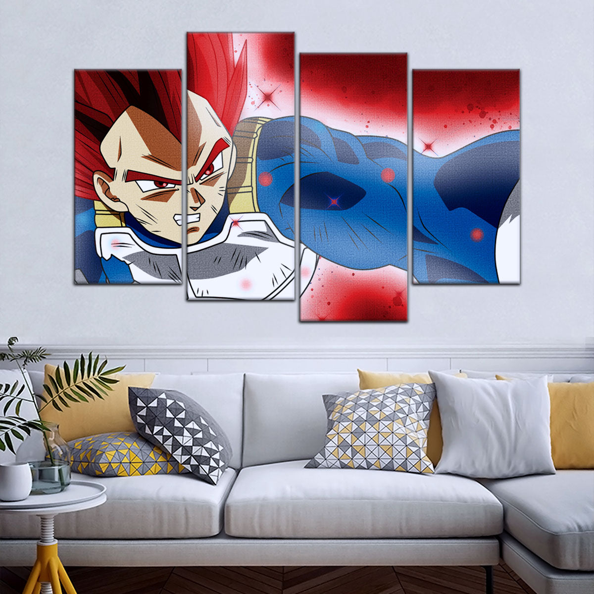 Dragon Ball Super Canvas Wall Art - DR5125 - Super Saiyan God Vegeta