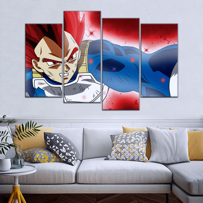 Dragon Ball Super Canvas Wall Art - DR5125 - Super Saiyan God Vegeta