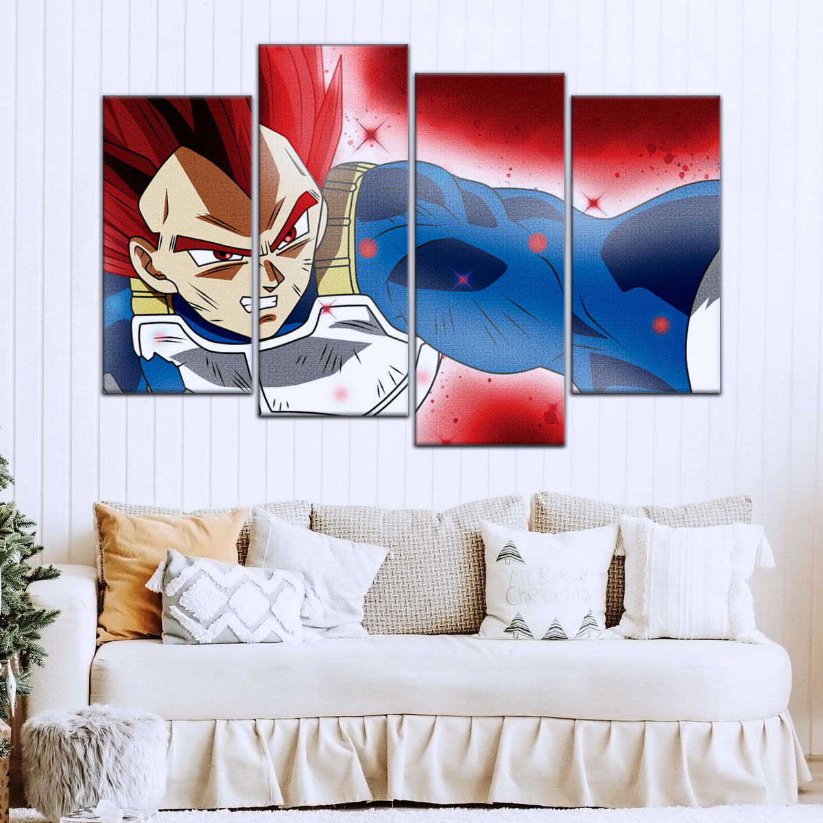 Dragon Ball Super Canvas Wall Art - DR5125 - Super Saiyan God Vegeta