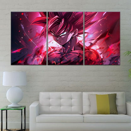Dragon Ball Super Canvas Wall Art - DR5073 - Super Saiyan Rose Black Goku
