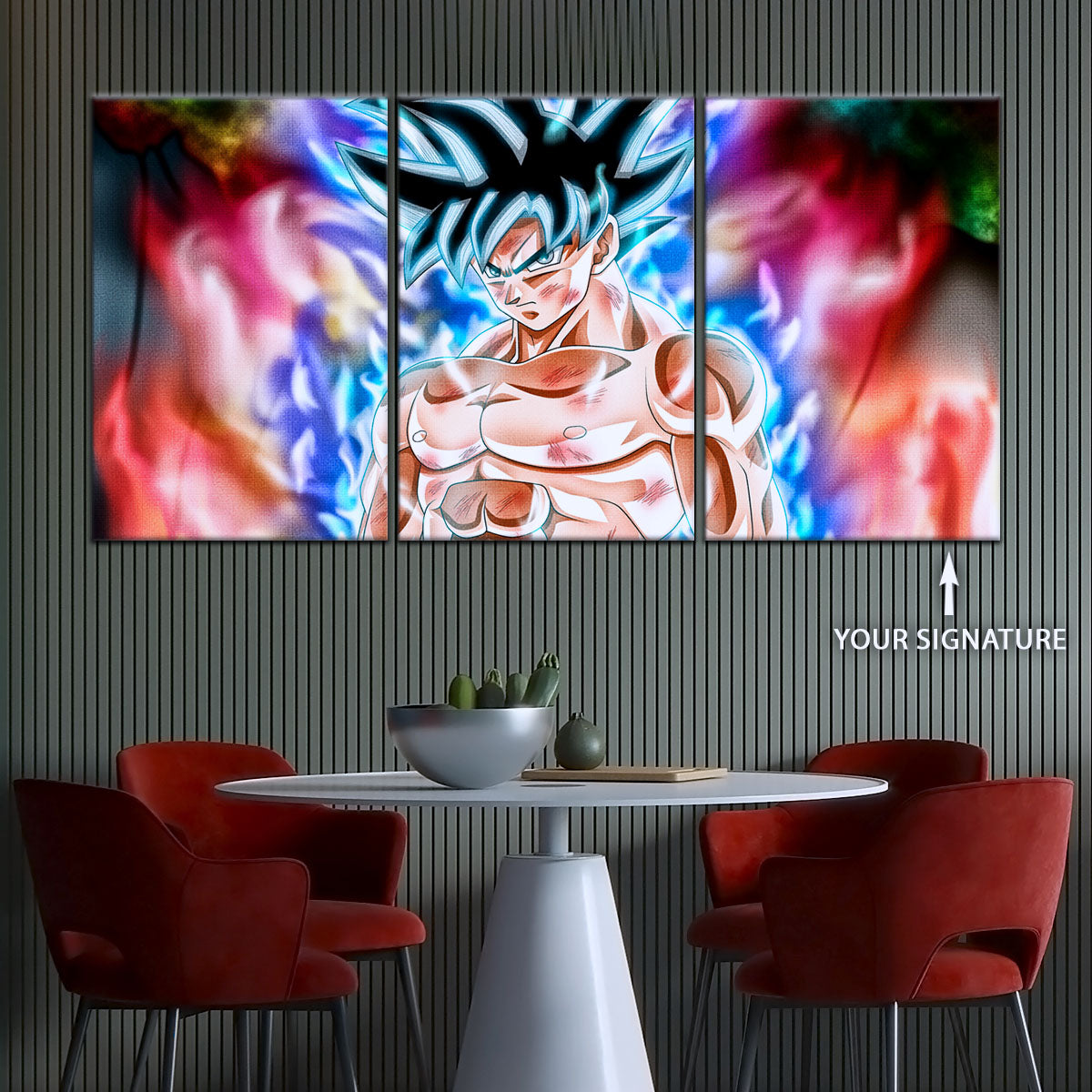 Dragon Ball Super Canvas Wall Art - DR5093 - Ultra Instinct Goku
