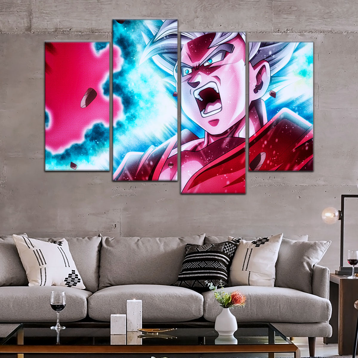 Dragon Ball Super Canvas Wall Art - DR5088 - Ultra Instinct Goku
