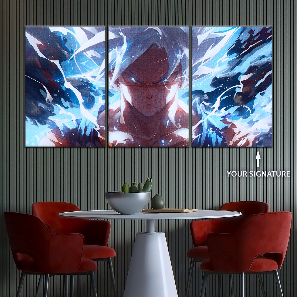 Dragon Ball Super Canvas Wall Art - DR5095 - Ultra Instinct Goku
