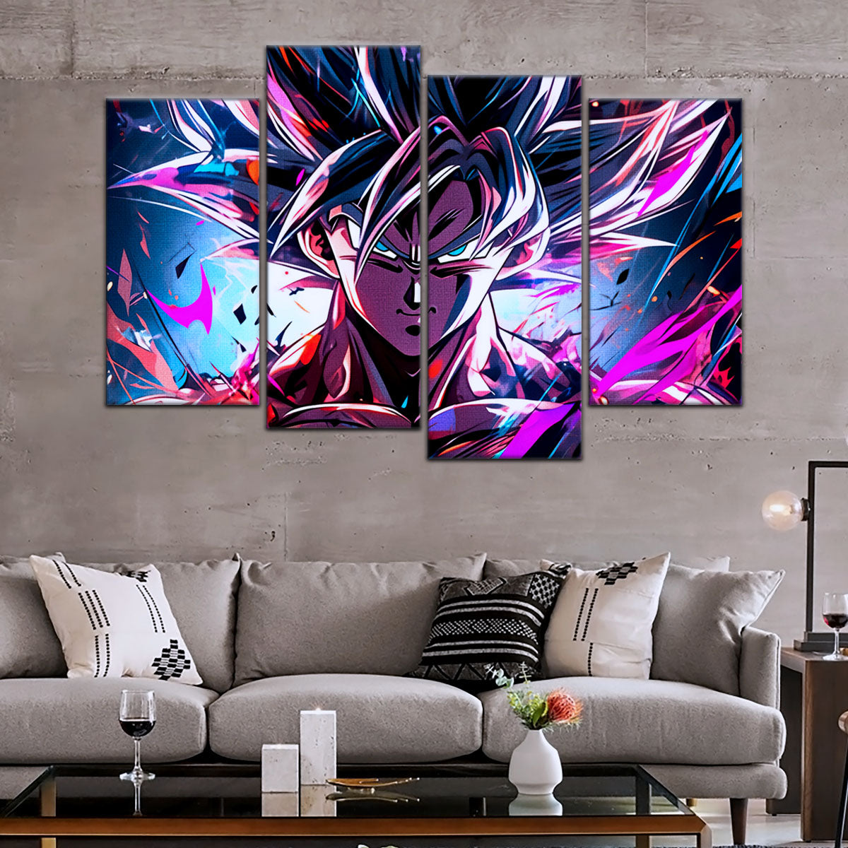 Dragon Ball Super Canvas Wall Art - DR5096 - Ultra Instinct Goku