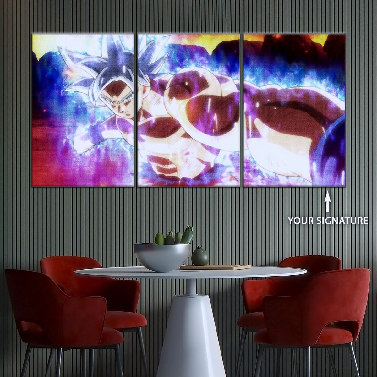Dragon Ball Super Canvas Wall Art - DR5100 - Ultra Instinct Goku