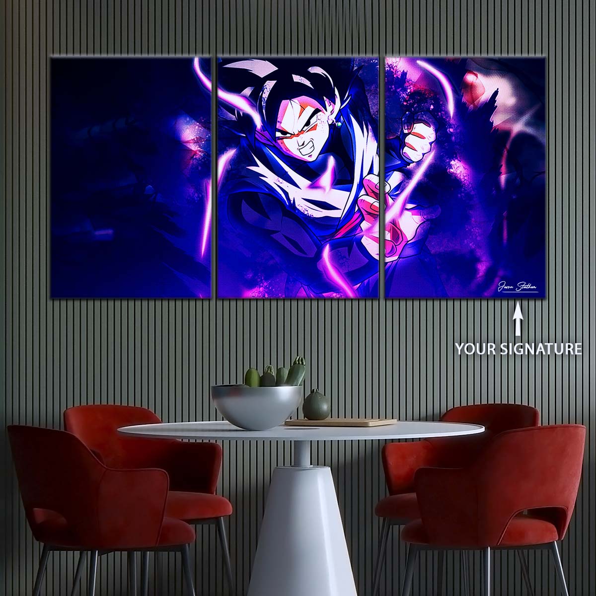 Dragon Ball Wall Art - DR5003 - Black Goku - Dragon Ball Super - Dragon Ball Poster - Dragon Ball Canvas