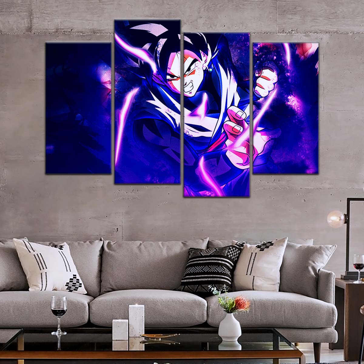 Dragon Ball Wall Art - DR5003 - Black Goku - Dragon Ball Super - Dragon Ball Poster - Dragon Ball Canvas