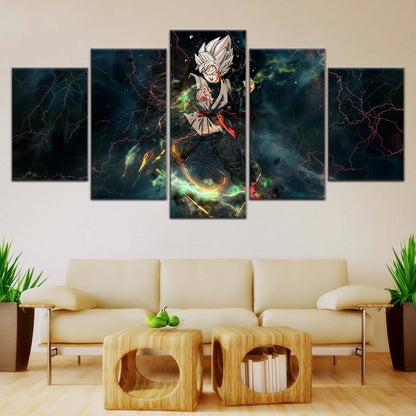 Dragon Ball Wall Art - DR5004 - Black Goku - Dragon Ball Super - Dragon Ball Poster - Dragon Ball Canvas