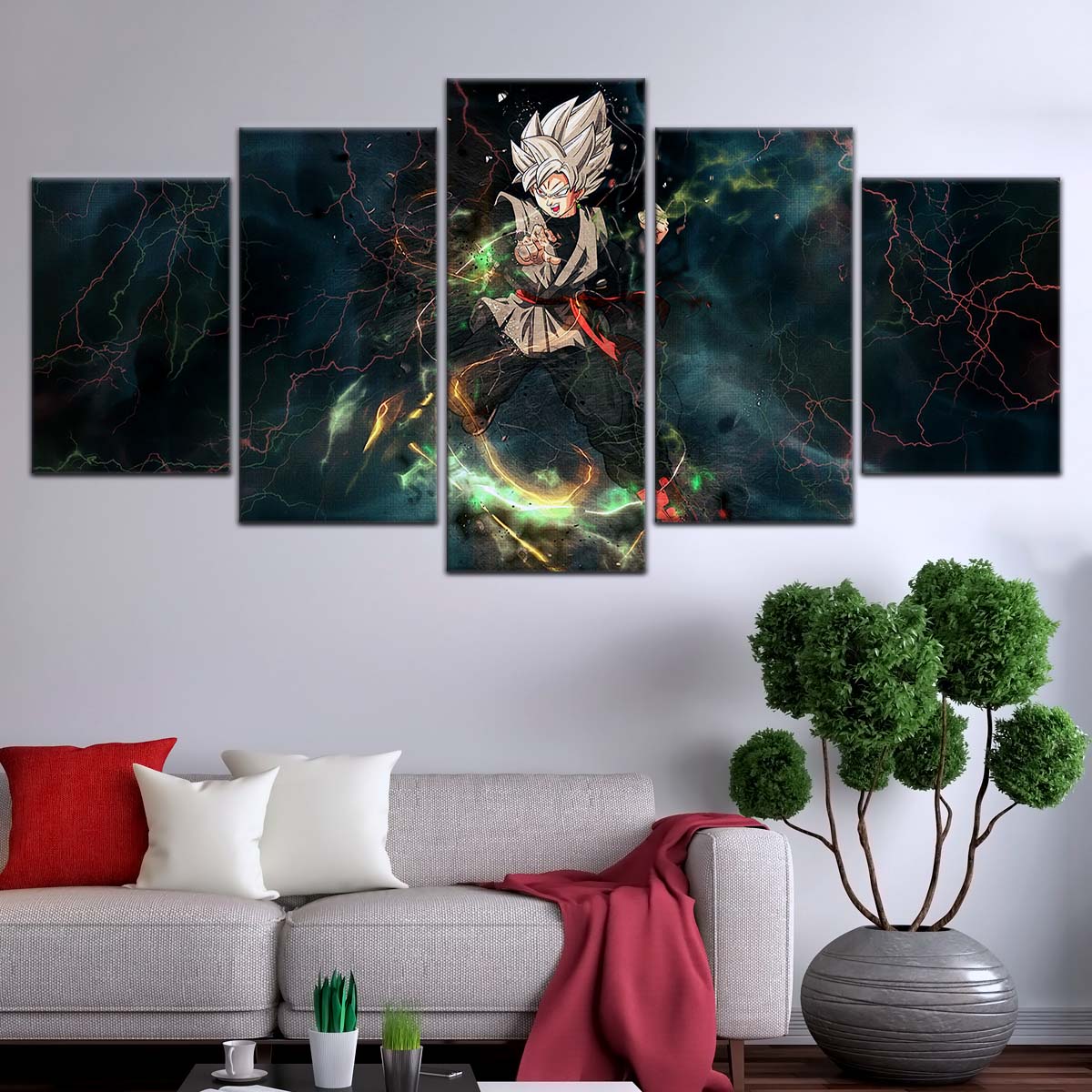 Dragon Ball Wall Art - DR5004 - Black Goku - Dragon Ball Super - Dragon Ball Poster - Dragon Ball Canvas