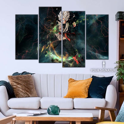 Dragon Ball Wall Art - DR5004 - Black Goku - Dragon Ball Super - Dragon Ball Poster - Dragon Ball Canvas