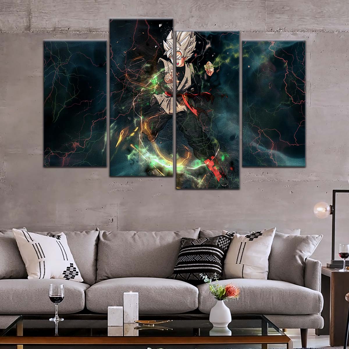 Dragon Ball Wall Art - DR5004 - Black Goku - Dragon Ball Super - Dragon Ball Poster - Dragon Ball Canvas