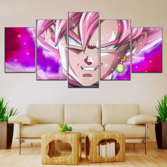 Dragon Ball Wall Art - DR5005 - Black Goku - Super Saiyan Rose - Dragon Ball Super - Dragon Ball Poster - Dragon Ball Canvas