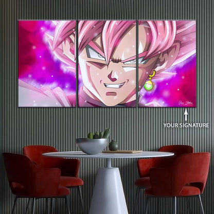 Dragon Ball Wall Art - DR5005 - Black Goku - Super Saiyan Rose - Dragon Ball Super - Dragon Ball Poster - Dragon Ball Canvas