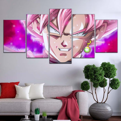 Dragon Ball Wall Art - DR5005 - Black Goku - Super Saiyan Rose - Dragon Ball Super - Dragon Ball Poster - Dragon Ball Canvas