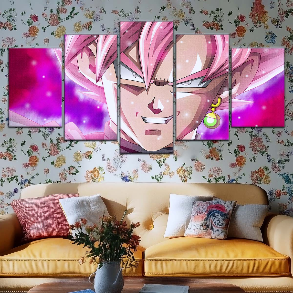 Dragon Ball Wall Art - DR5005 - Black Goku - Super Saiyan Rose - Dragon Ball Super - Dragon Ball Poster - Dragon Ball Canvas