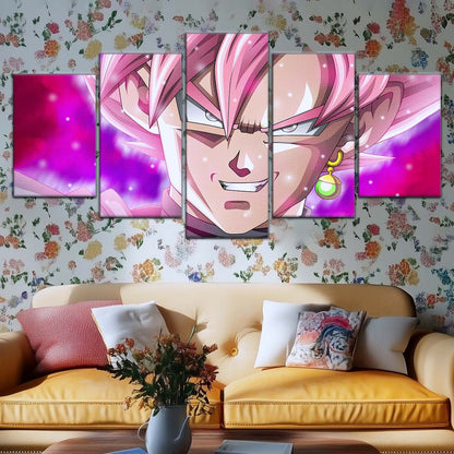 Dragon Ball Wall Art - DR5005 - Black Goku - Super Saiyan Rose - Dragon Ball Super - Dragon Ball Poster - Dragon Ball Canvas