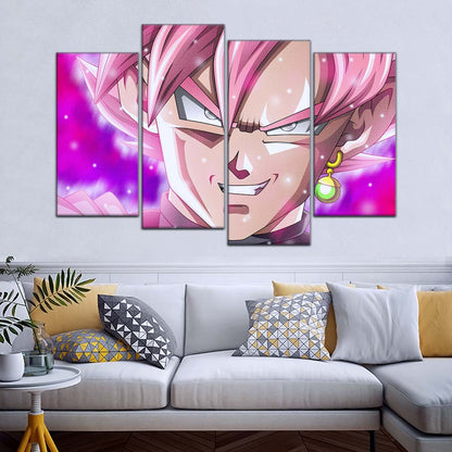 Dragon Ball Wall Art - DR5005 - Black Goku - Super Saiyan Rose - Dragon Ball Super - Dragon Ball Poster - Dragon Ball Canvas