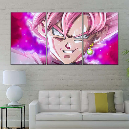 Dragon Ball Wall Art - DR5005 - Black Goku - Super Saiyan Rose - Dragon Ball Super - Dragon Ball Poster - Dragon Ball Canvas