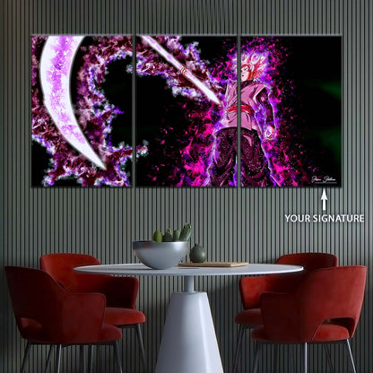 Dragon Ball Wall Art - DR5006 - Black Goku - Super Saiyan Rose - Dragon Ball Super - Dragon Ball Poster - Dragon Ball Canvas