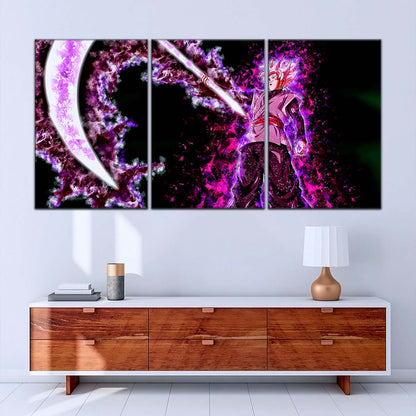 Dragon Ball Wall Art - DR5006 - Black Goku - Super Saiyan Rose - Dragon Ball Super - Dragon Ball Poster - Dragon Ball Canvas